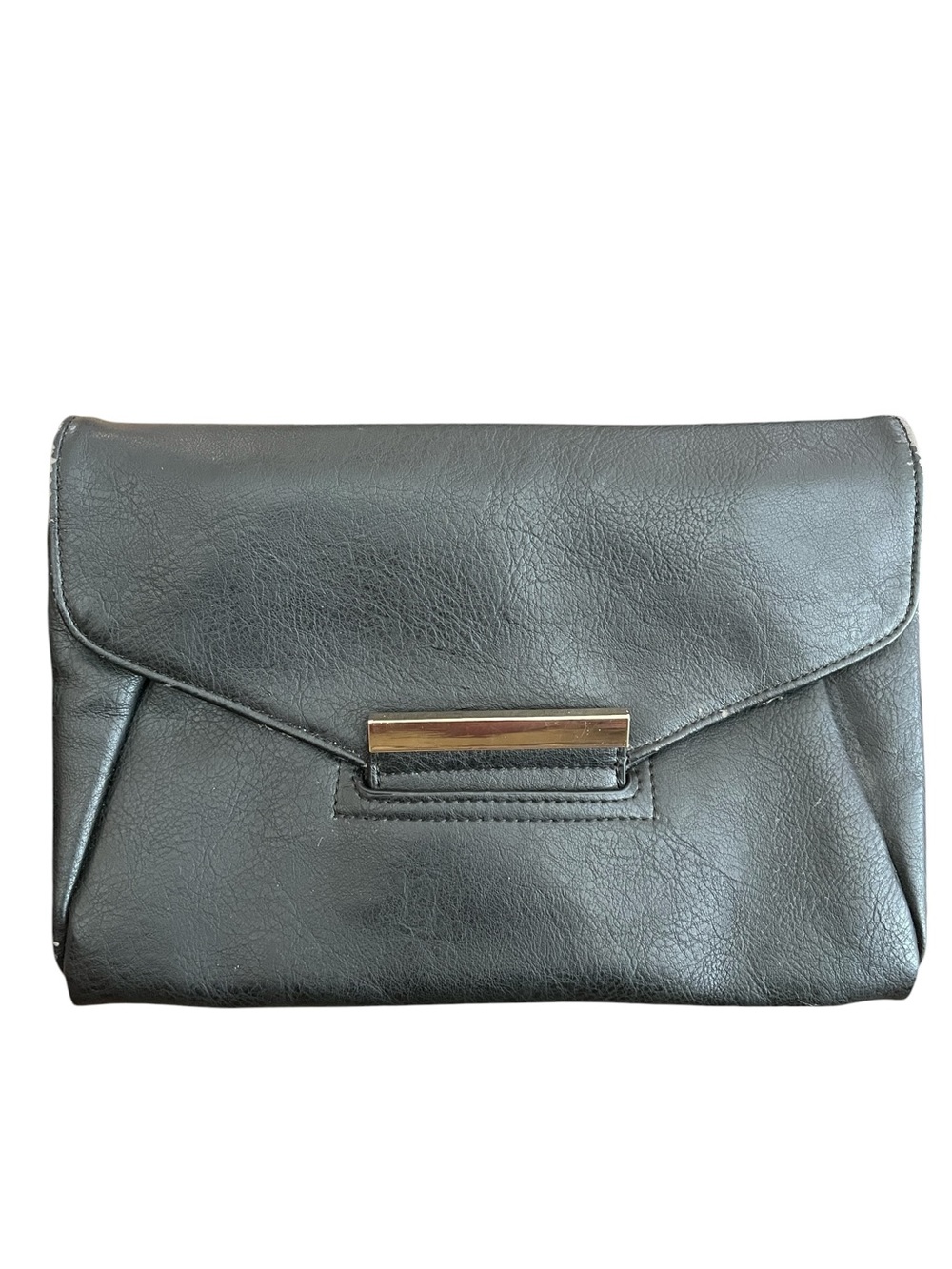 Shiraleah Chicago Black Vegan Leather Clutch